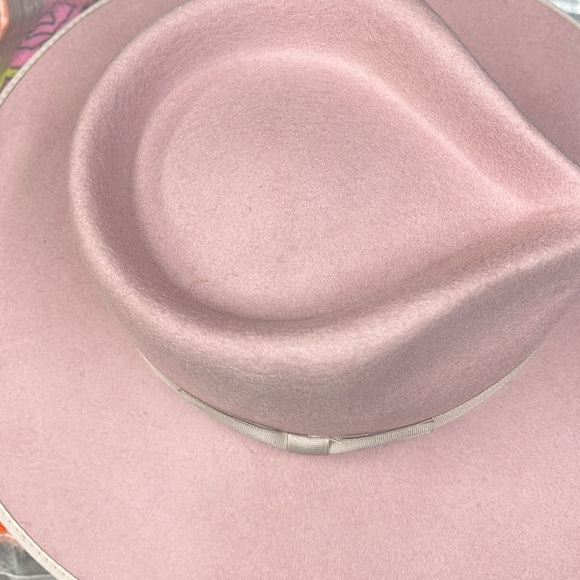 FREE PEOPLE LACK OF COLOR  RANCHER WOOL FEDORA HAT SIZE Large main image 10